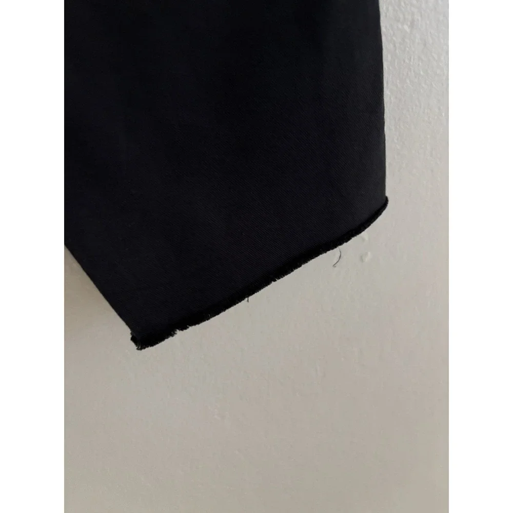 Frank & Eileen Pants Black Wicklow Cropped Raw Hem Women's Classic Preppy Chic 2